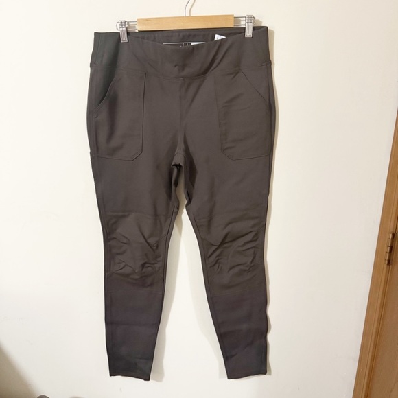 Carhartt Pants - Carhartt Womens Brown / Gray Fitted Pants Size Large Work Wear